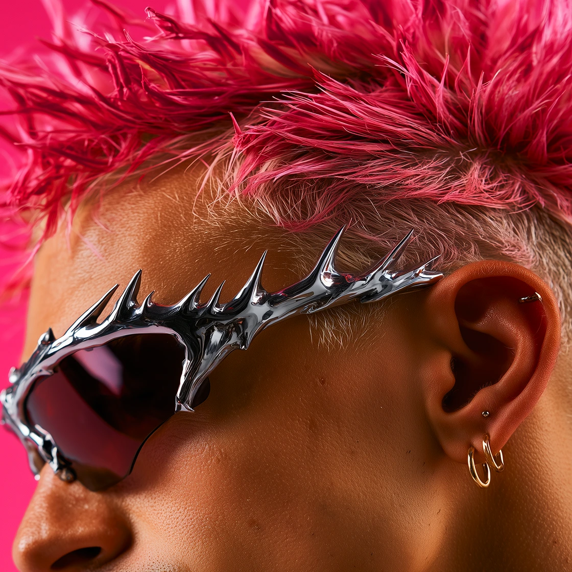 Sculptural sunglasses