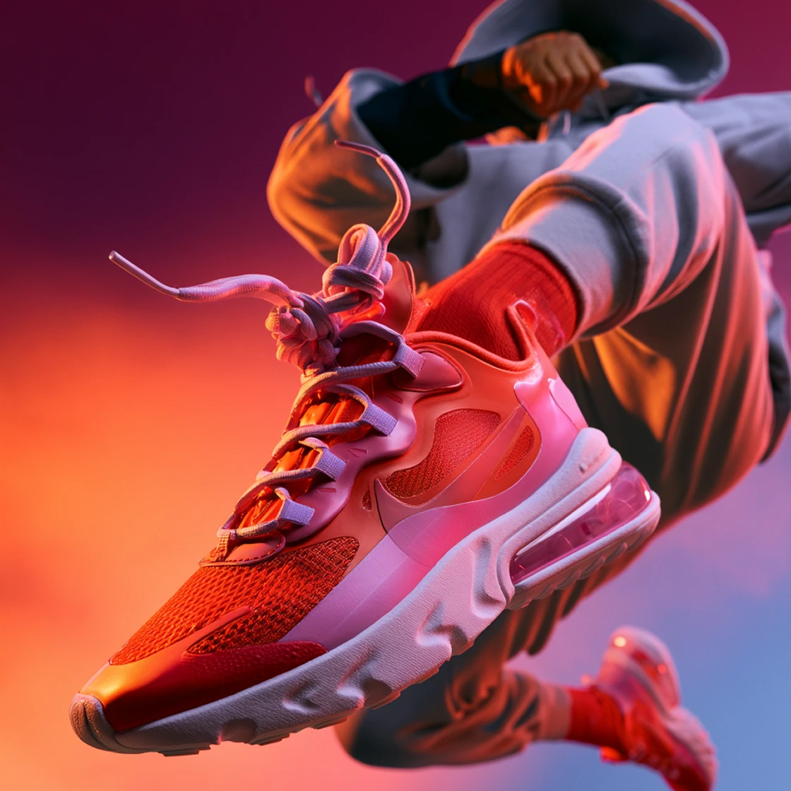 Colourful sneaker