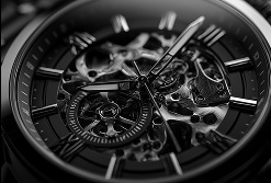 Skeleton watch